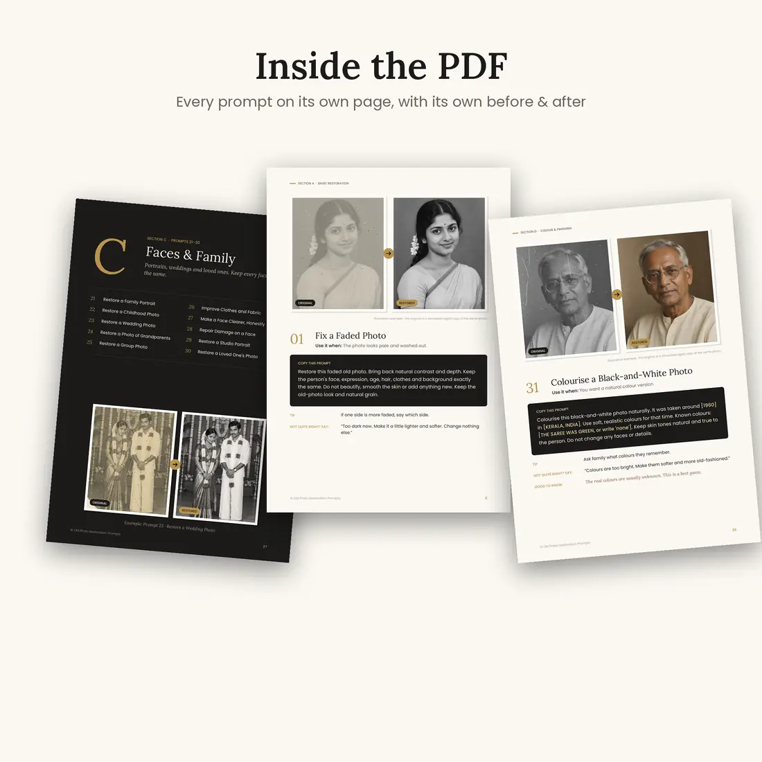 Pages from inside the PDF guide