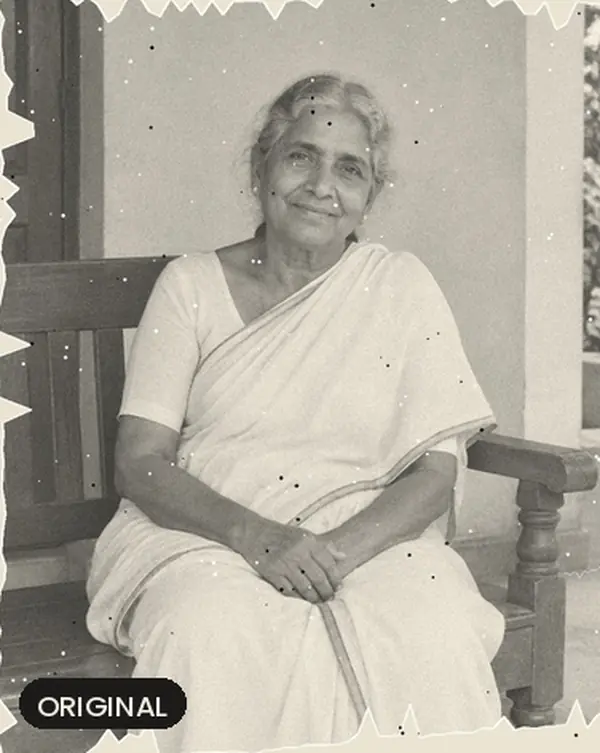 Grandmother portrait, original